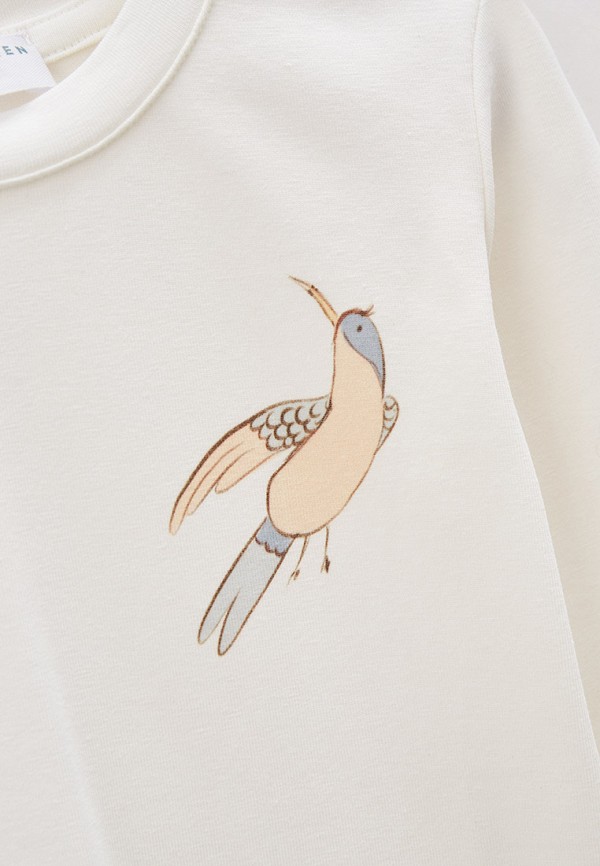 Лонгслив Ete Children белый, размер 134, фото 3