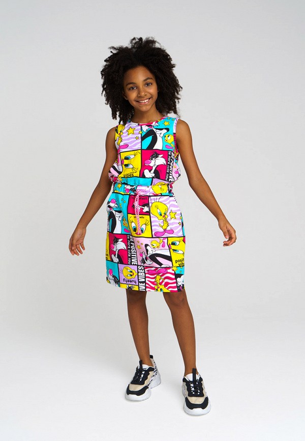 Платье PlayToday разноцветный, размер 170, фото 4