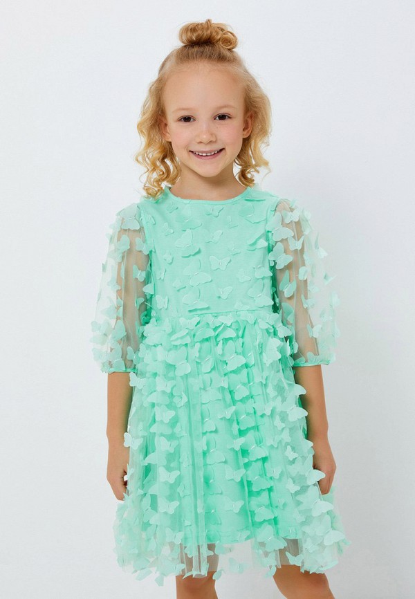 Платье Acoola бирюзовый, размер 134, фото 4