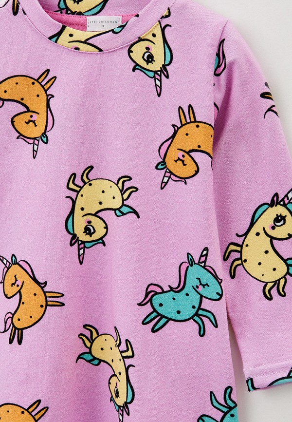 Платье Ete Children фиолетовый, размер 80, фото 3