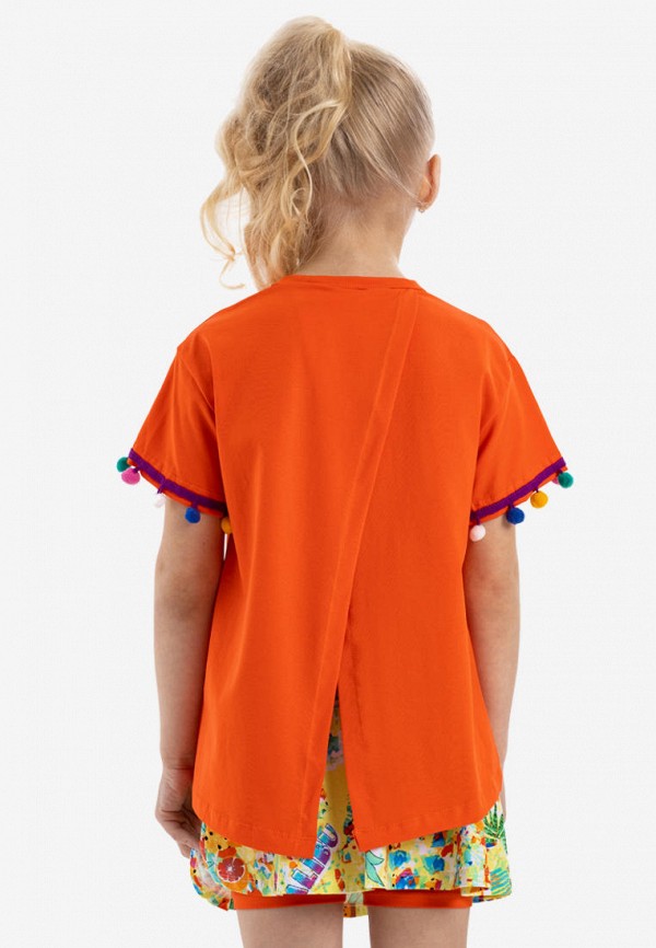 Футболка Kapika оранжевый, размер 110, фото 6
