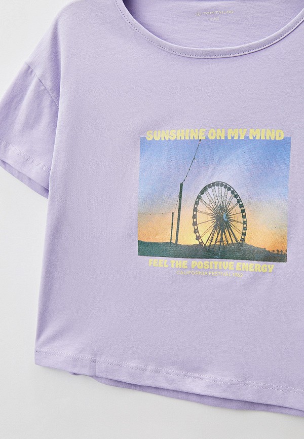 Футболка Tom Tailor фиолетовый, размер 176, фото 3