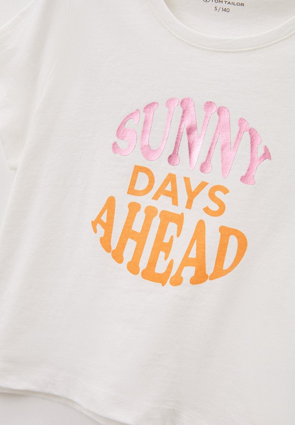 Футболка Tom Tailor белый, размер 164, фото 3