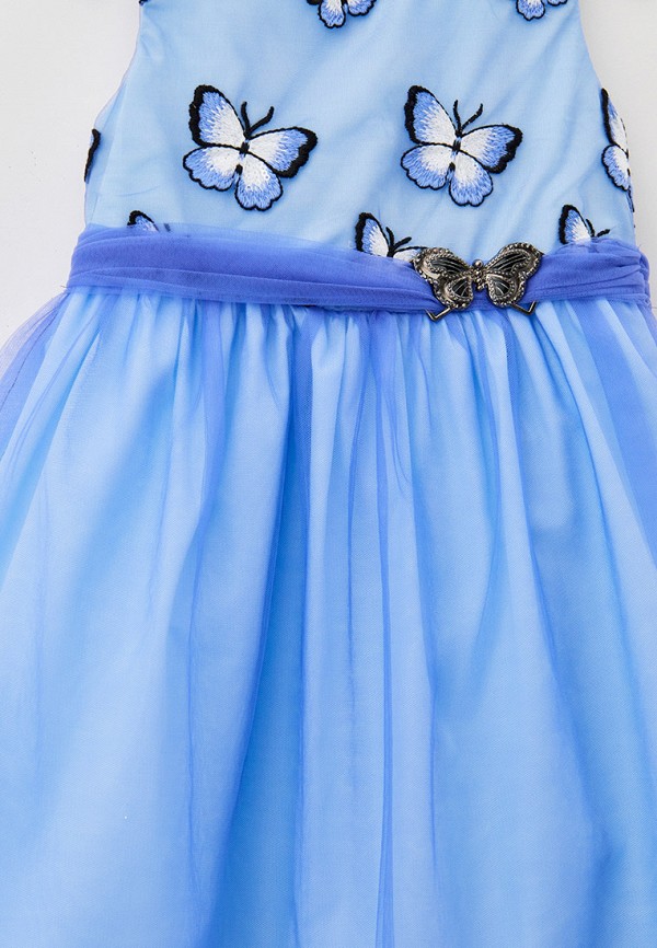 Платье Школьная Пора голубой, размер 116, фото 3