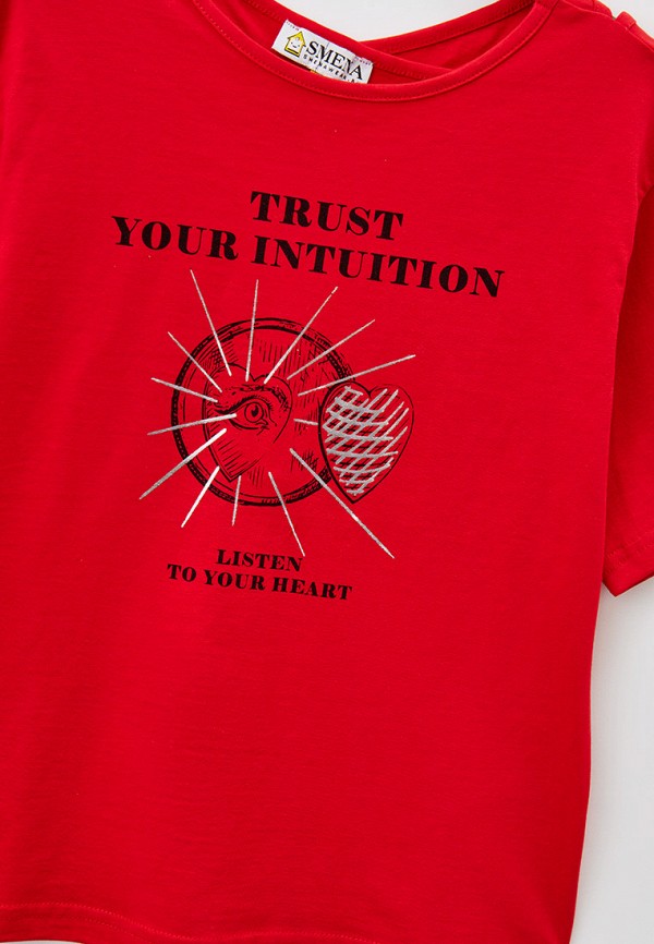 Футболка Smena красный, размер 158, фото 3