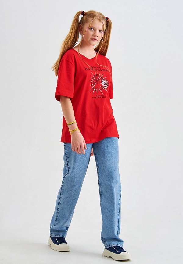 Футболка Smena красный, размер 158, фото 4