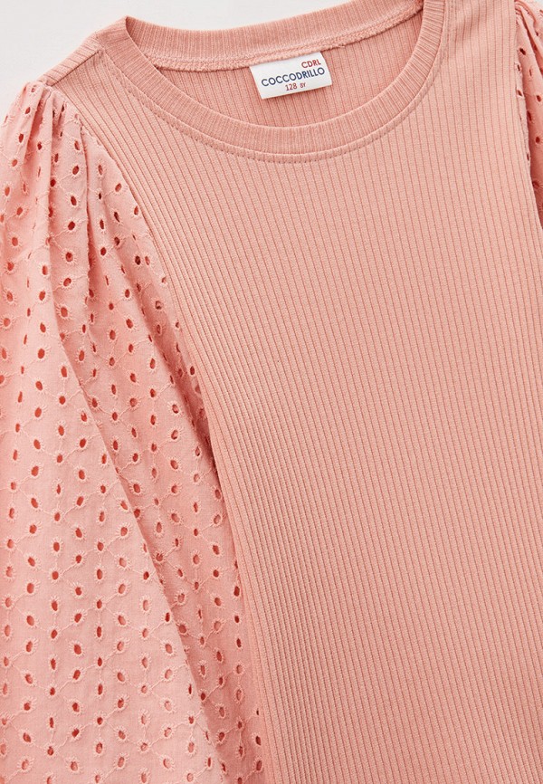 Лонгслив Coccodrillo розовый, размер 158, фото 3