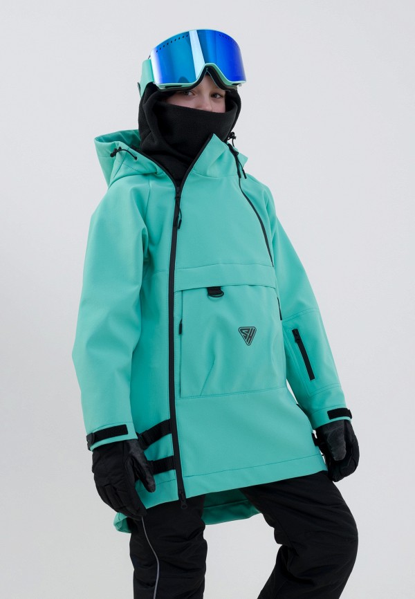 Куртка Sherysheff бирюзовый, размер 140, фото 6