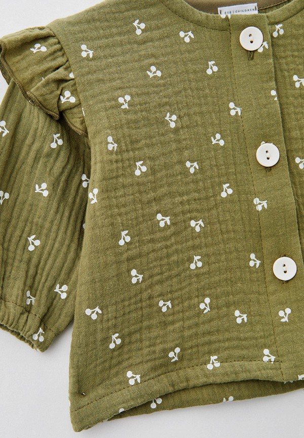 Блуза Ete Children хаки, размер 98, фото 3