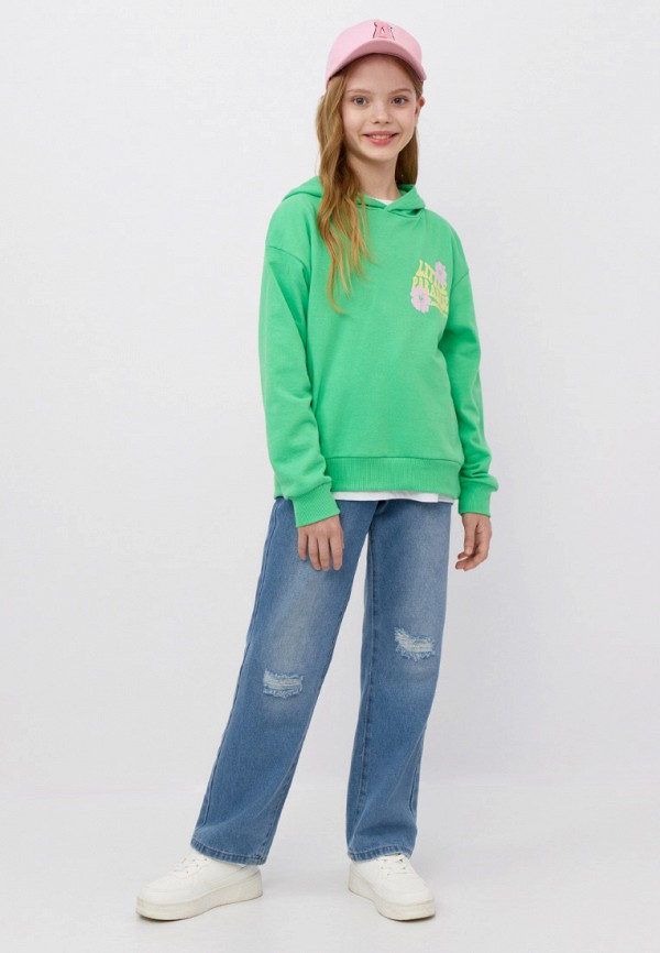 Худи Modis зеленый, размер 128, фото 5