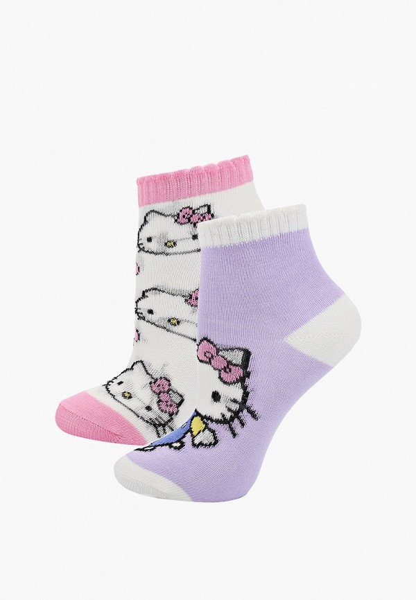 

Носки 2 пары Sela, Разноцветный, х Hello Kitty & Friends