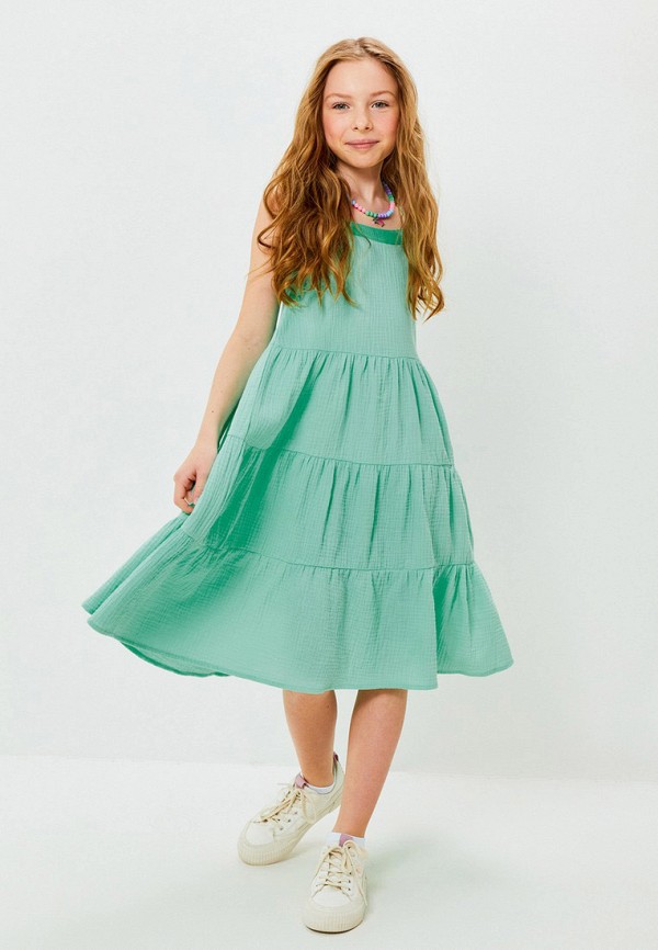 Сарафан Acoola бирюзовый, размер 134, фото 4