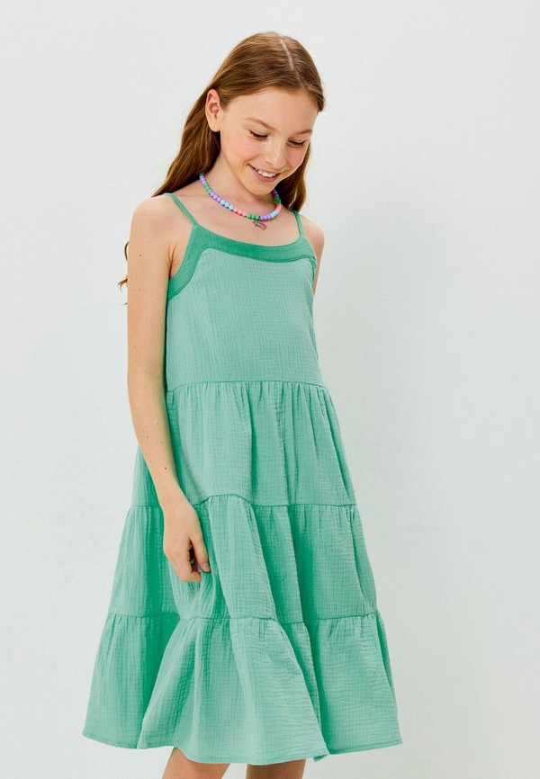 Сарафан Acoola бирюзовый, размер 134, фото 5