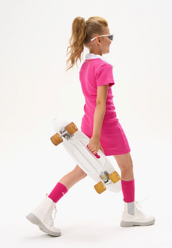 Платье КотМарКот фуксия, размер 146, фото 5