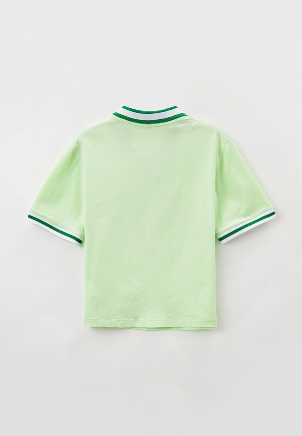 Поло Locoloco All For Junior зеленый, размер 134, фото 2