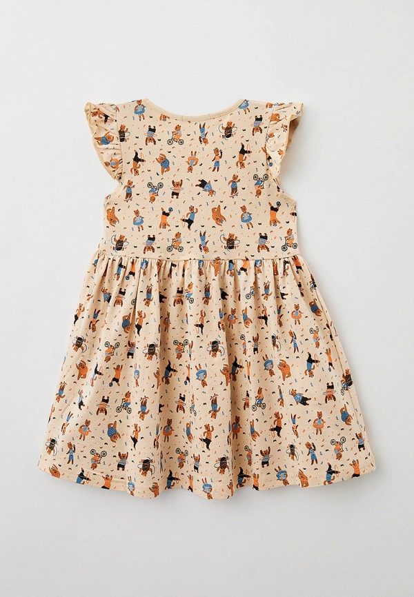 Платье Elementarno бежевый, размер 122, фото 2