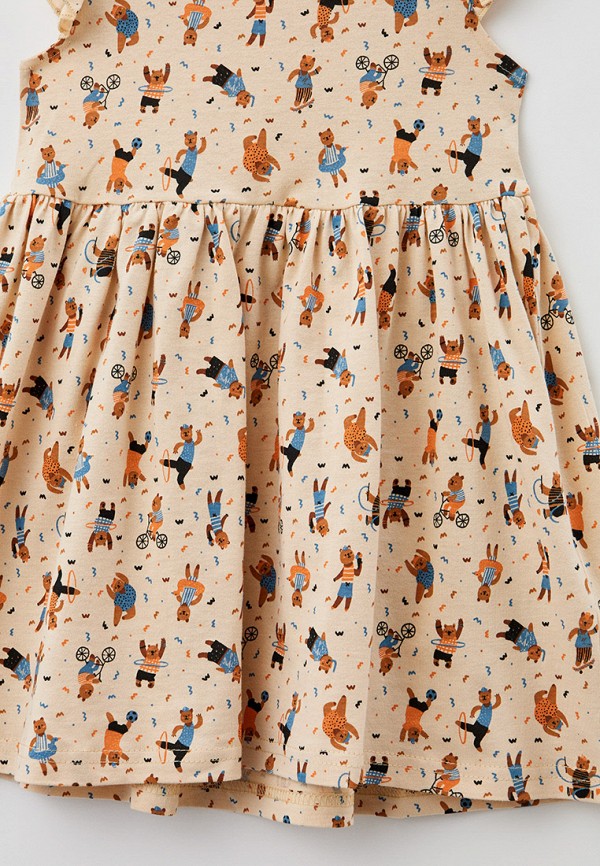 Платье Elementarno бежевый, размер 122, фото 3