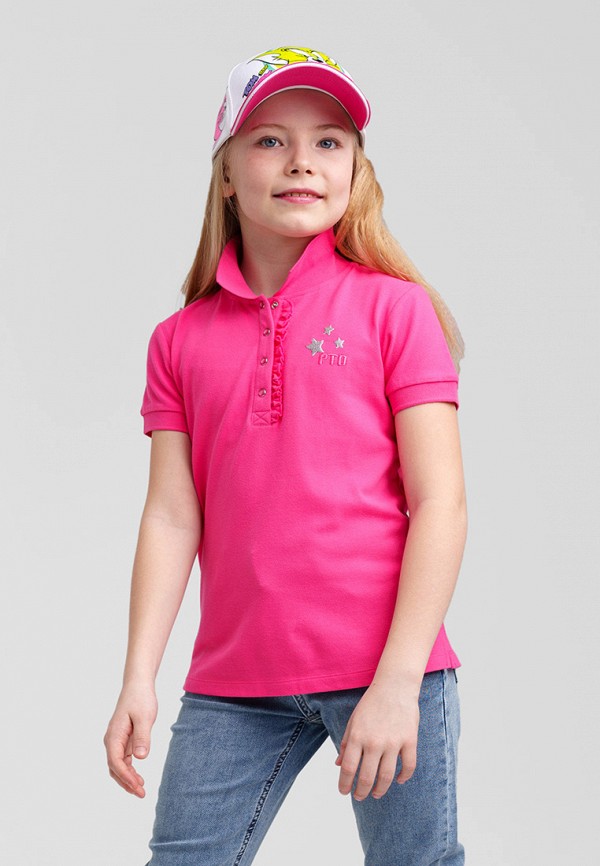 Поло PlayToday фуксия, размер 164, фото 4