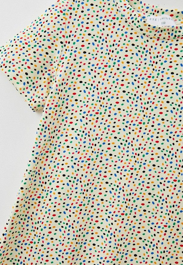 Платье Ete Children бежевый, размер 110, фото 3