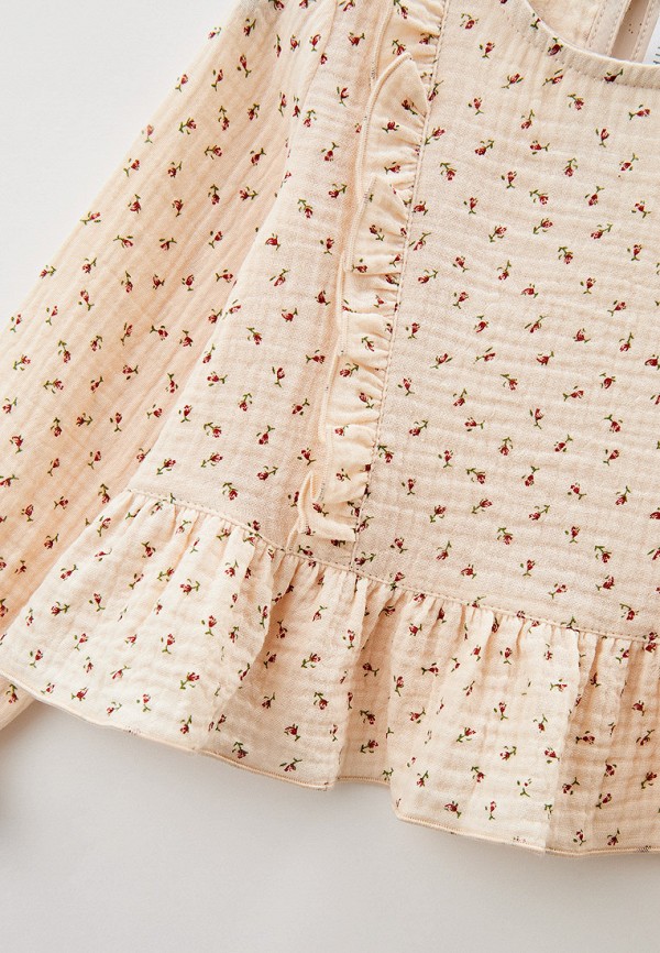 Блуза Ete Children бежевый, размер 98, фото 3