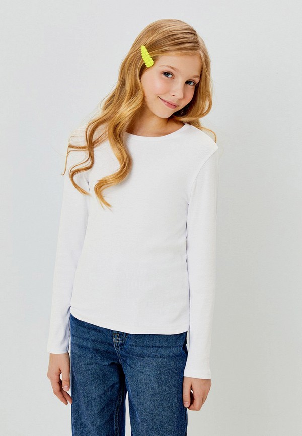 Лонгслив Acoola белый, размер 152, фото 4