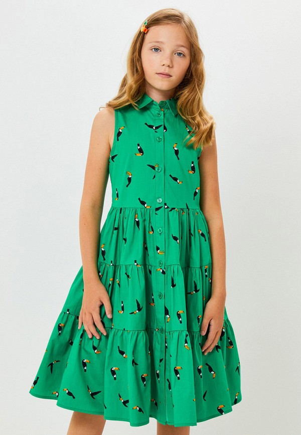 Платье Acoola бирюзовый, размер 134, фото 6