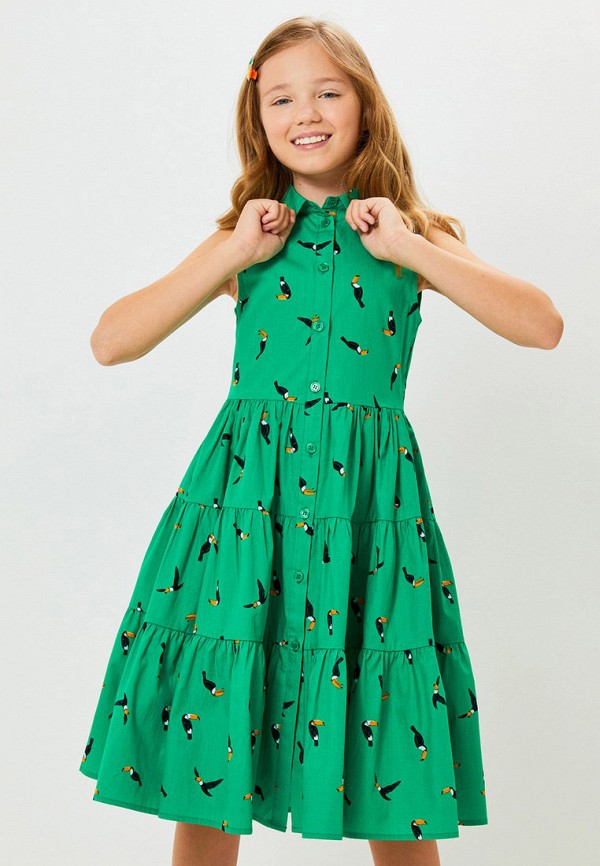 Платье Acoola бирюзовый, размер 134, фото 7