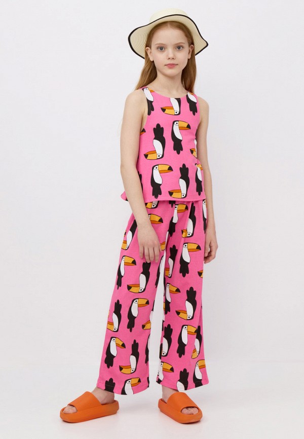 Брюки Modis розовый, размер 158, фото 6