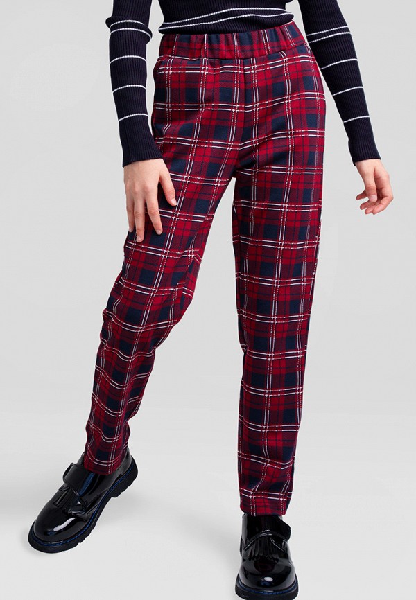 Брюки PlayToday бордовый, размер 152, фото 5