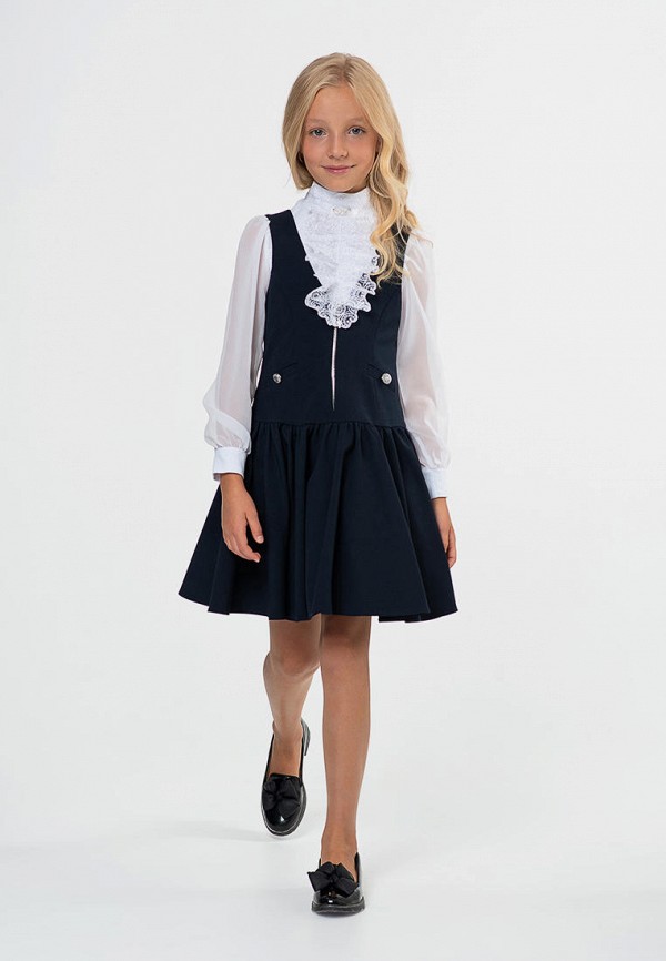 Сарафан Charmy White синий, размер 140, фото 4