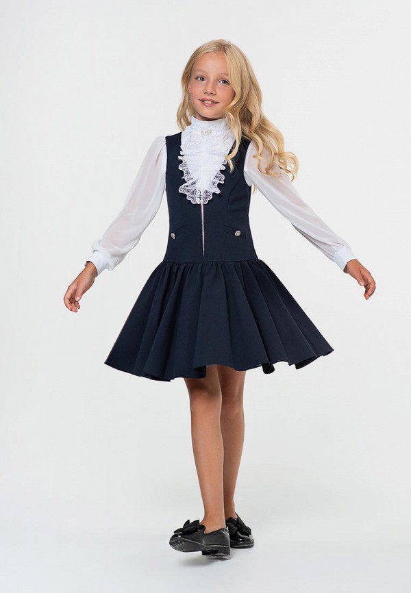 Сарафан Charmy White синий, размер 140, фото 5