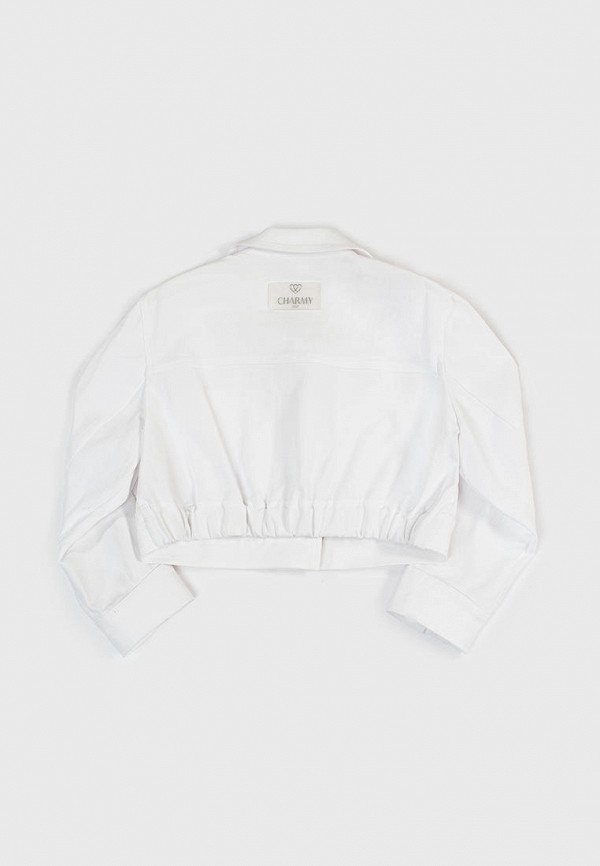 Куртка для девочки джинсовая Charmy White  Фото 2