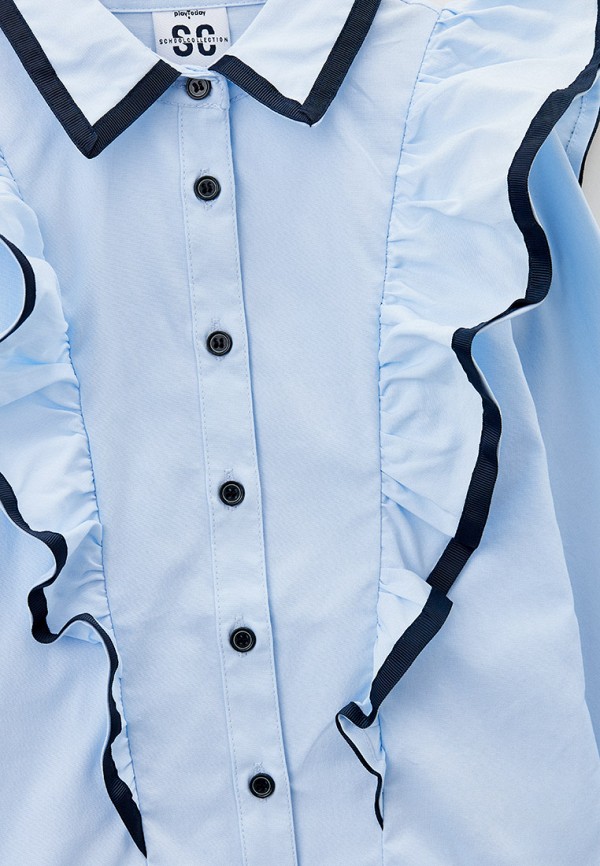 Блуза PlayToday голубой, размер 152, фото 3