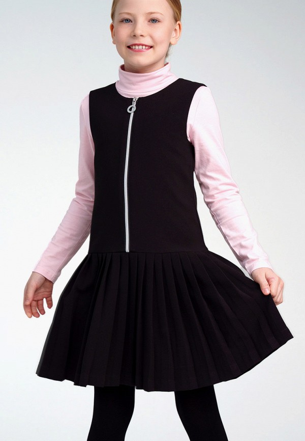 Сарафан PlayToday черный, размер 134, фото 5