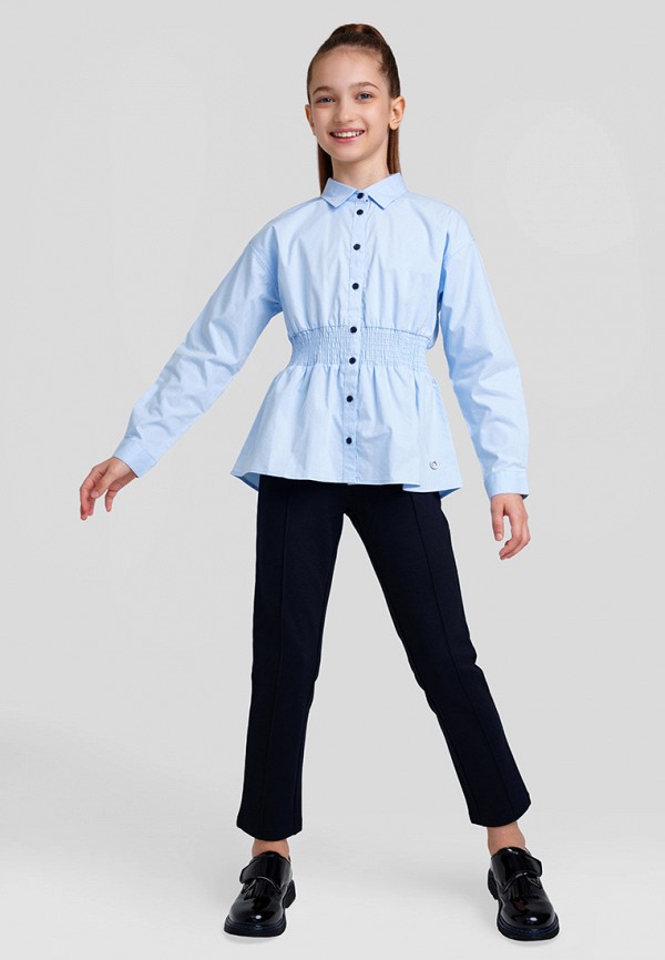 Блуза PlayToday голубой, размер 170, фото 4