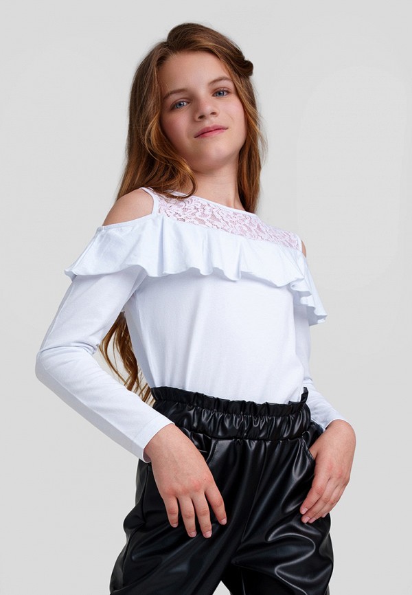 Лонгслив PlayToday белый, размер 134, фото 5