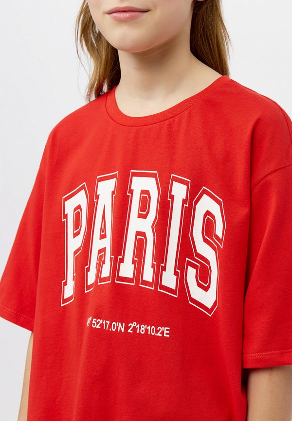 Футболка Modis красный, размер 128, фото 3