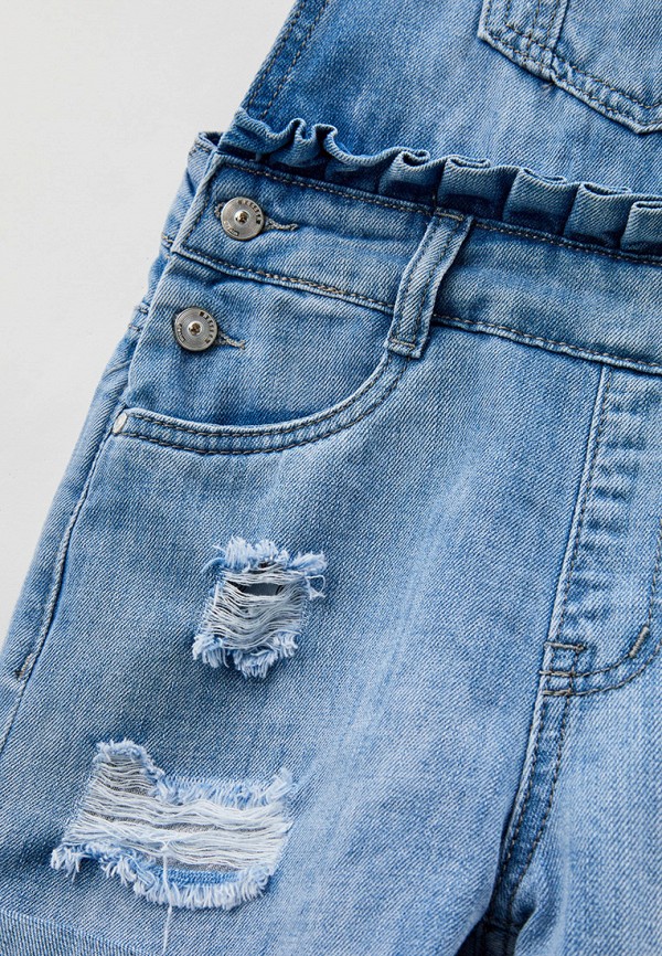 Комбинезон джинсовый Resser Denim голубой, размер 146, фото 3