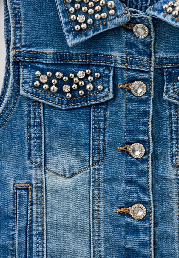 Жилет для девочки джинсовый Resser Denim  Фото 3