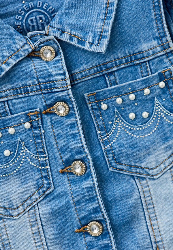 Жилет для девочки джинсовый Resser Denim  Фото 3