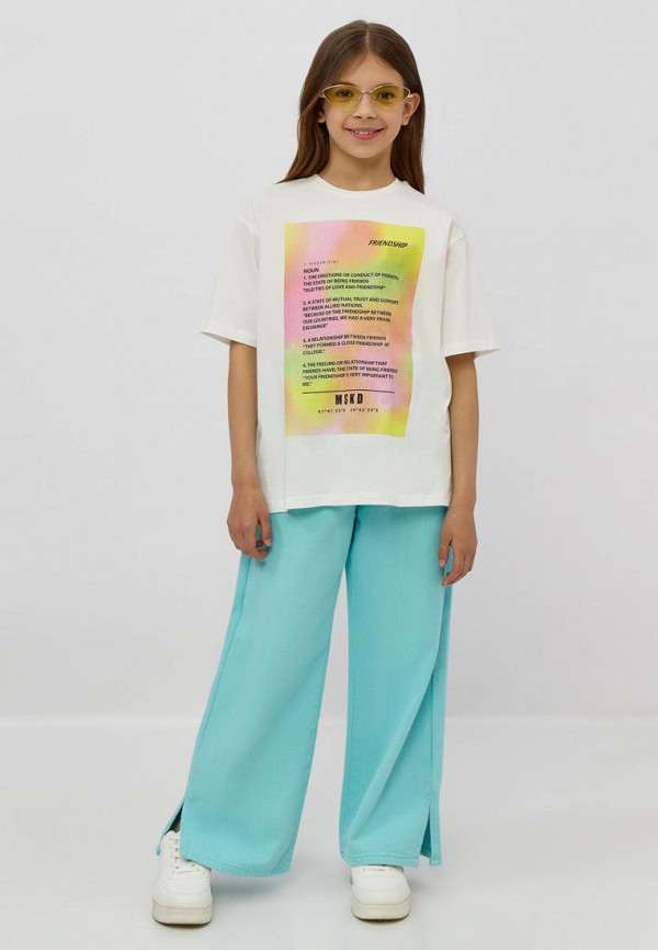 Футболка Modis белый, размер 158, фото 3