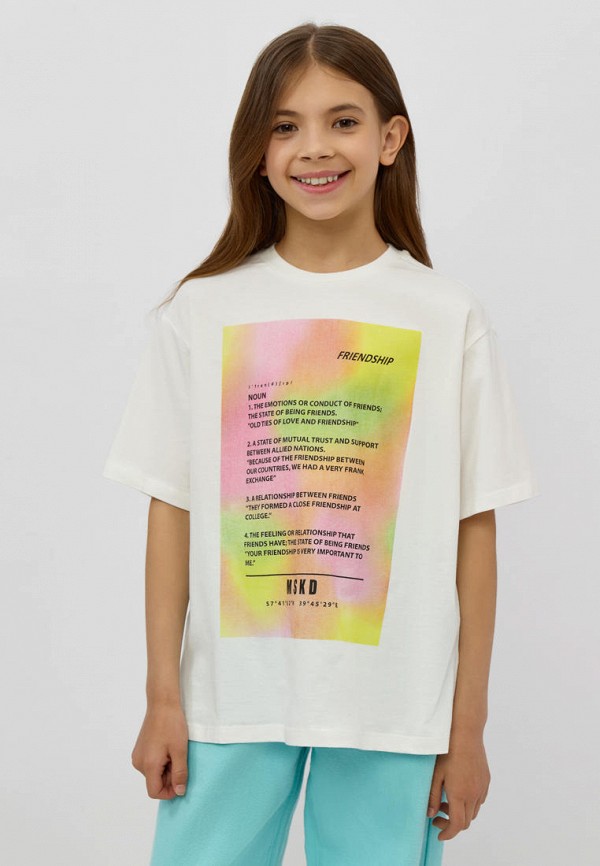 Футболка Modis белый, размер 158, фото 2