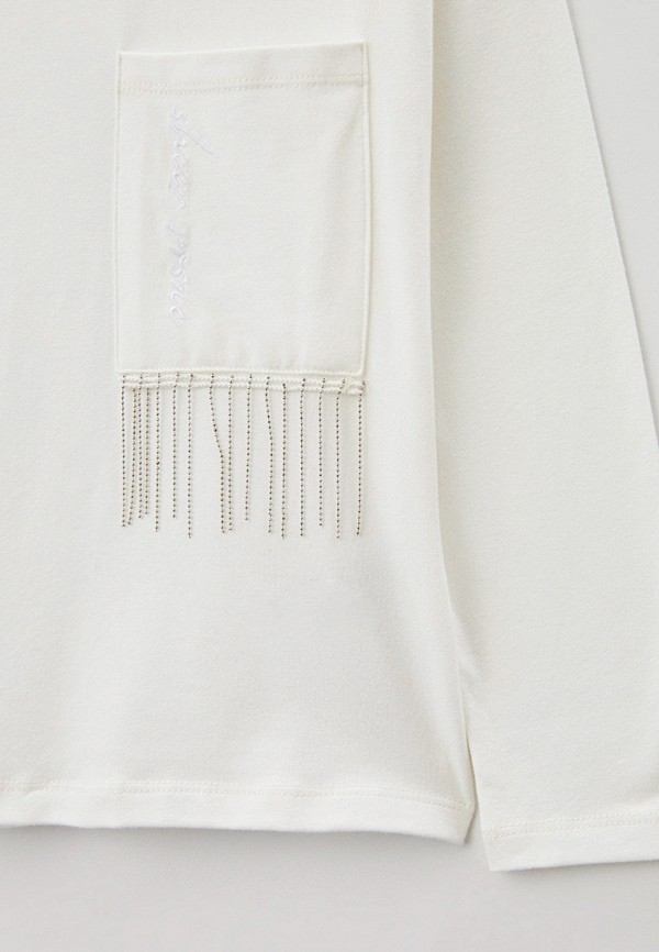 Лонгслив Sarabanda белый, размер 128, фото 3