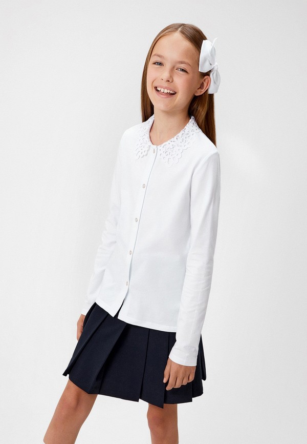 Блуза Acoola белый, размер 122, фото 4