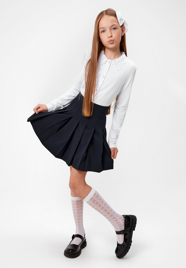 Блуза Acoola белый, размер 122, фото 5