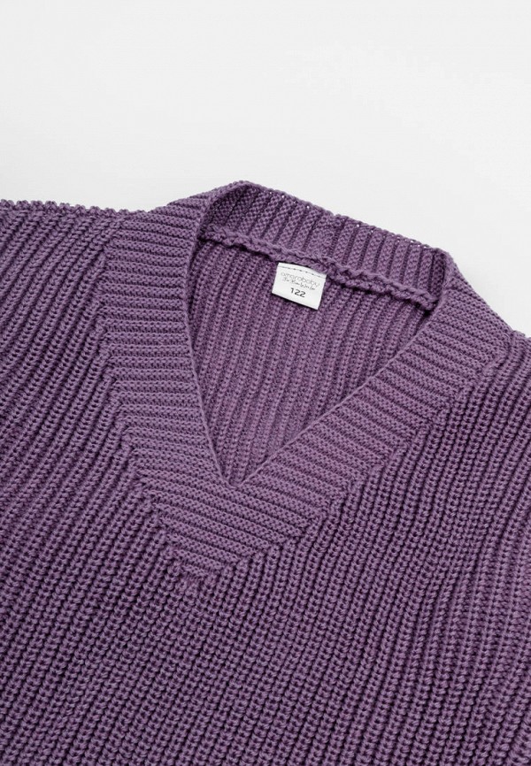 Пуловер Amarobaby фиолетовый, размер 140, фото 3