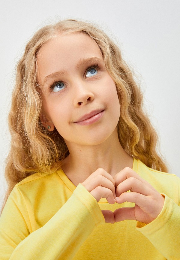 Лонгслив Acoola желтый, размер 122, фото 6