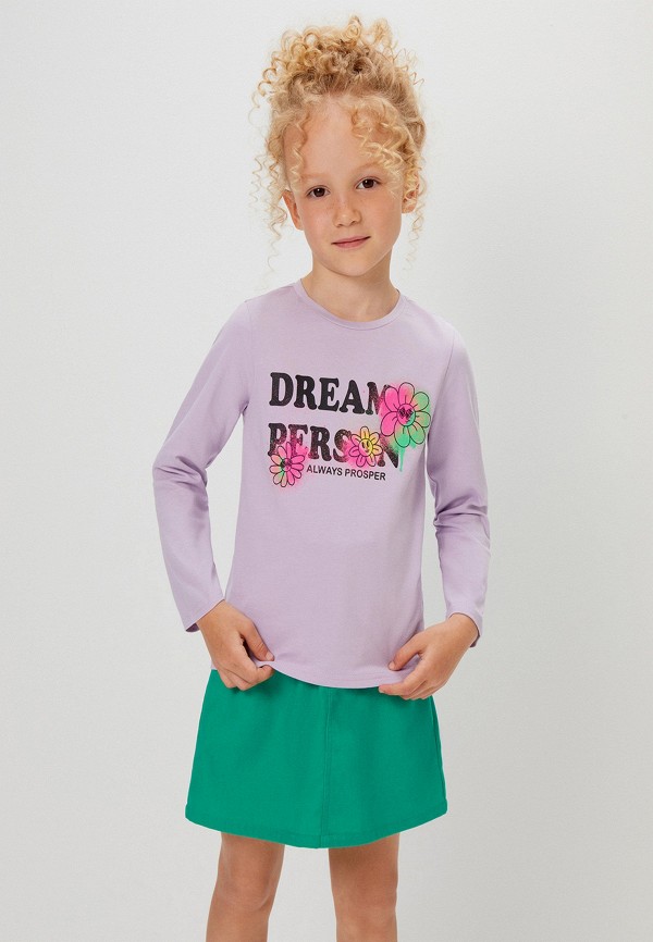 Лонгслив Acoola фиолетовый, размер 116, фото 4