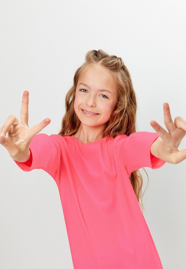 Лонгслив Acoola розовый, размер 140, фото 5