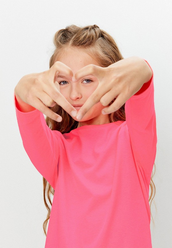 Лонгслив Acoola розовый, размер 140, фото 7